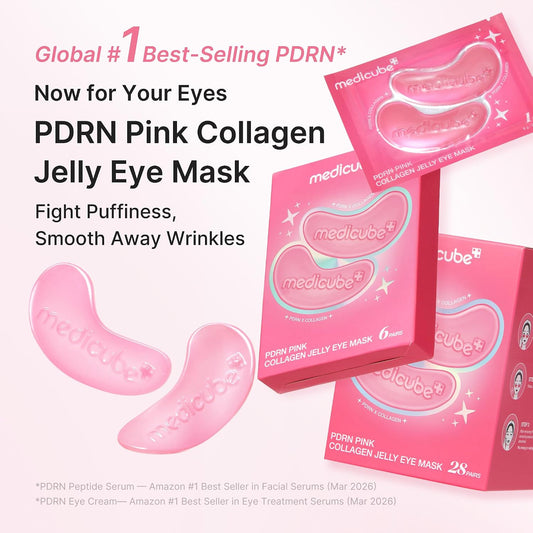 PDRN Pink Collagen Jelly Eye Mask (6 pairs)