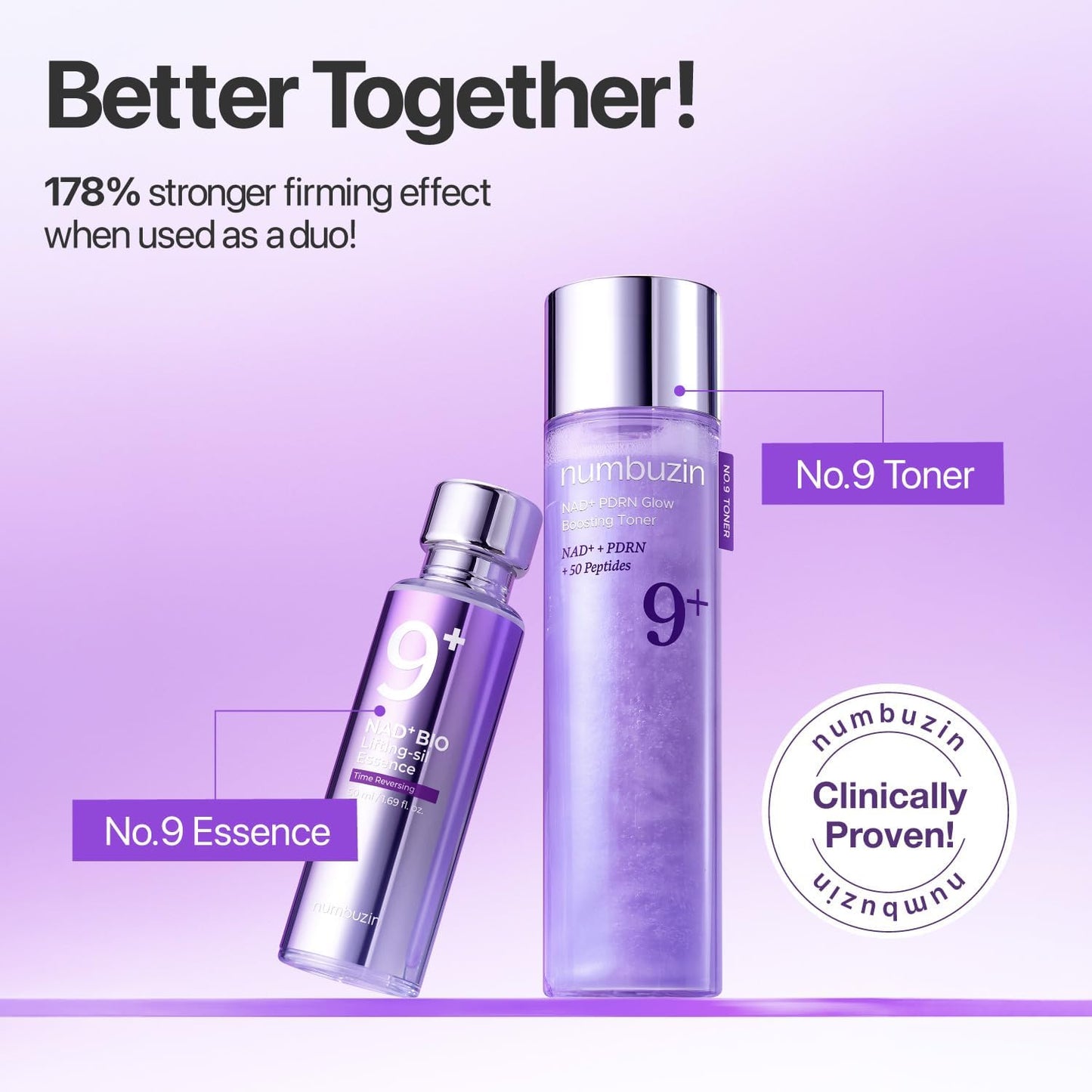No.9 NAD PDRN Glow Boosting Toner 150ml