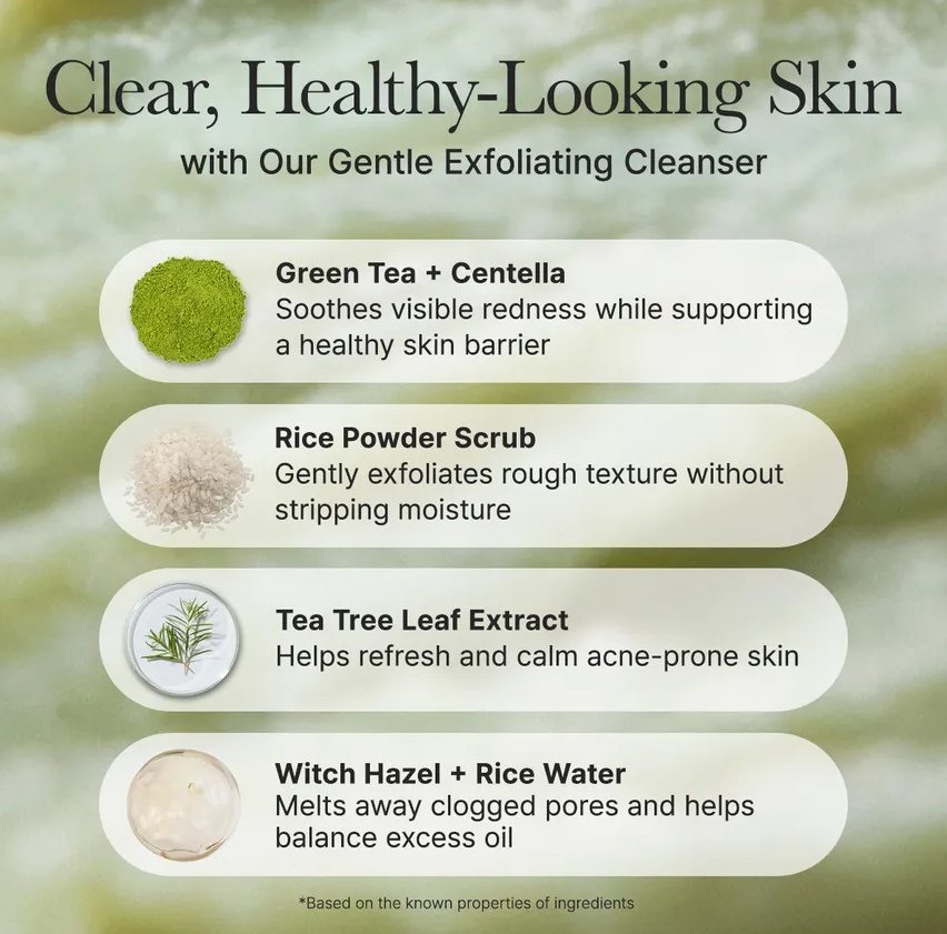 Fresh Green Rice Mochi Cleanser 120g