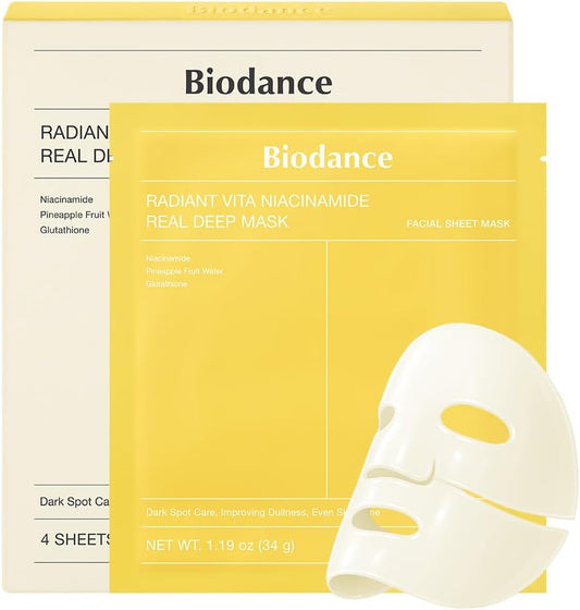Radiant Vita Niacinamide Real Deep Mask (4ea)