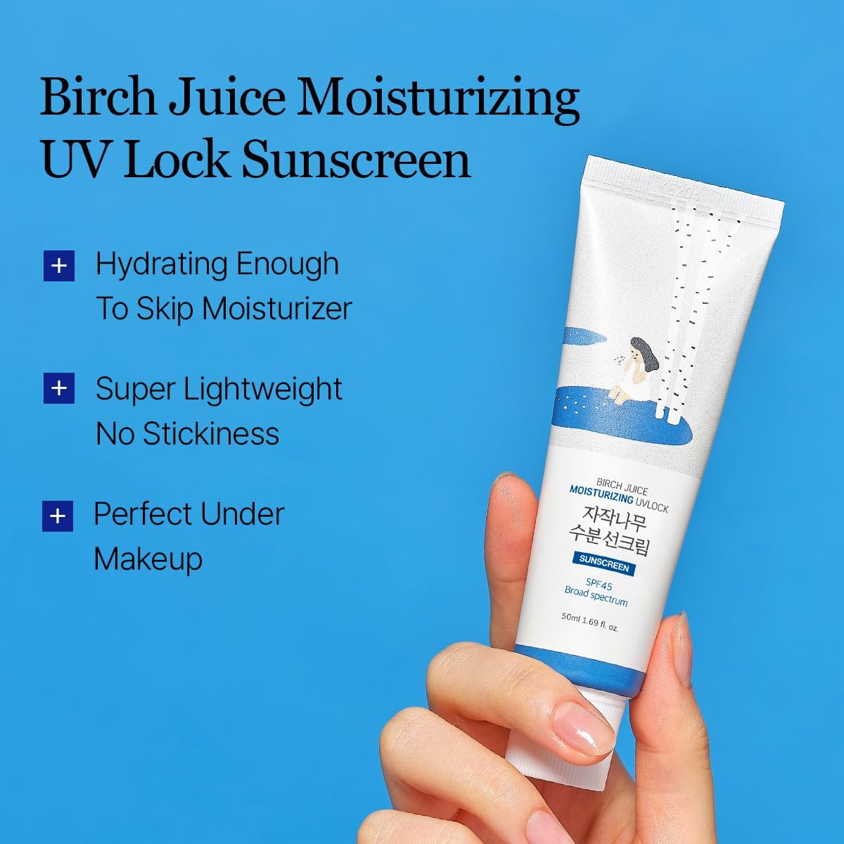 Birch Juice Moisturizing Sun Cream SPF50+ PA++++ 50ml