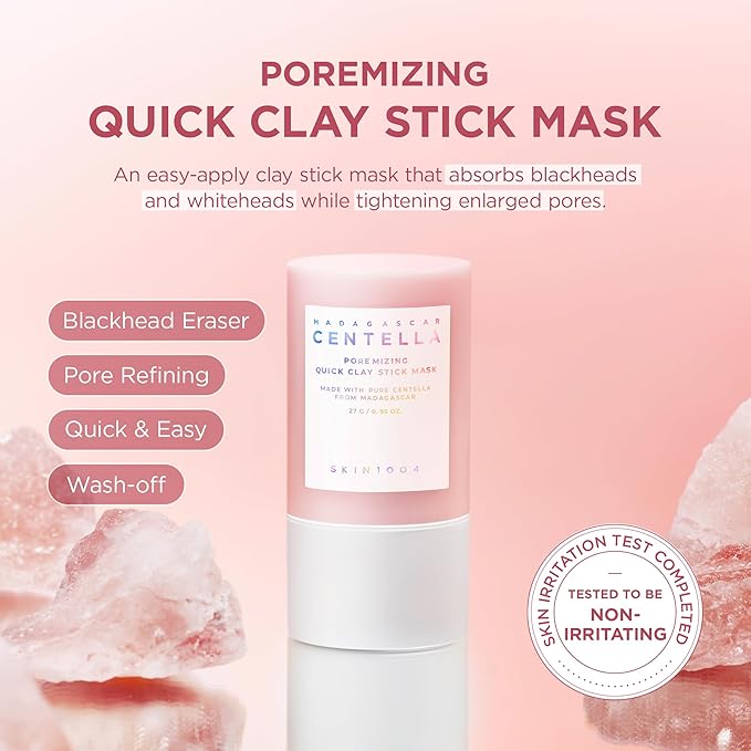 Madagascar Centella Poremizing Quick Clay Stick Mask 27g