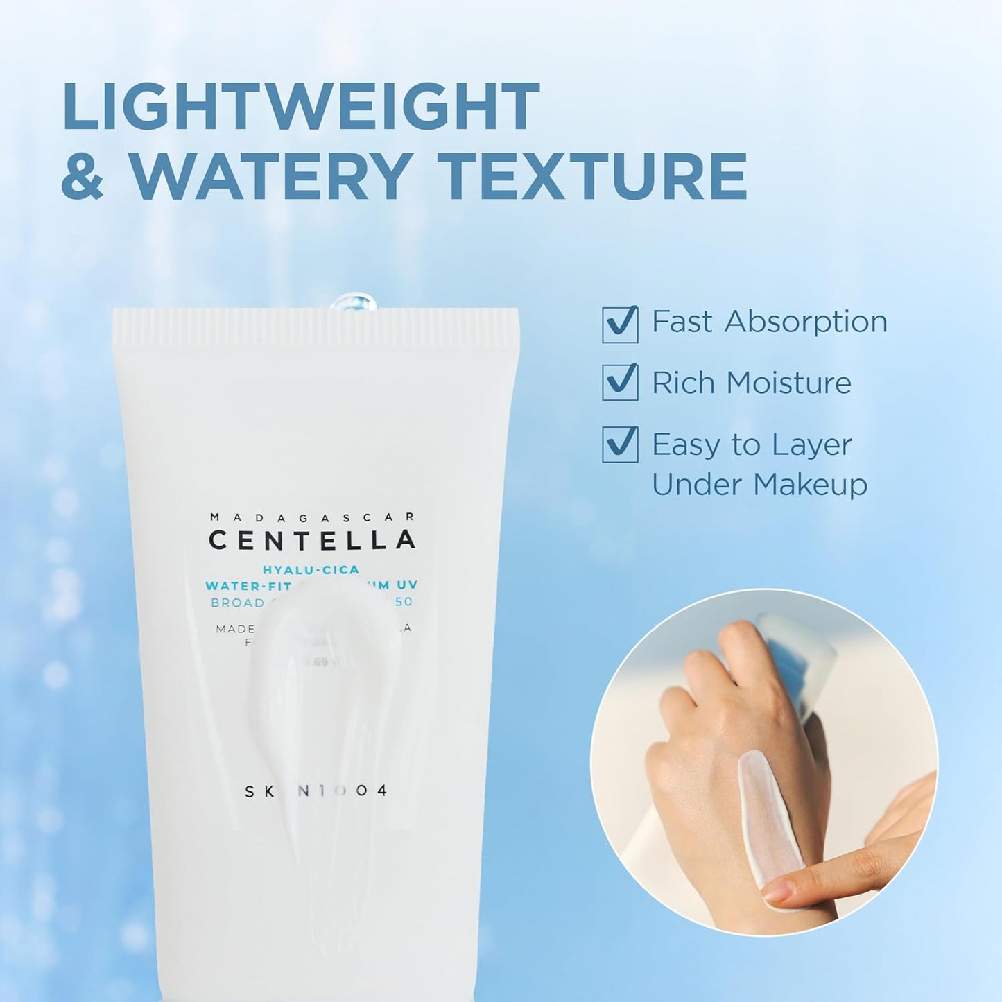 Madagascar Centella Hyalu-Cica Water-Fit Sun Serum 50ml