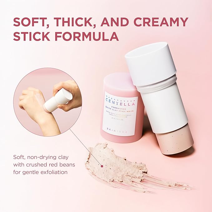 Madagascar Centella Poremizing Quick Clay Stick Mask 27g