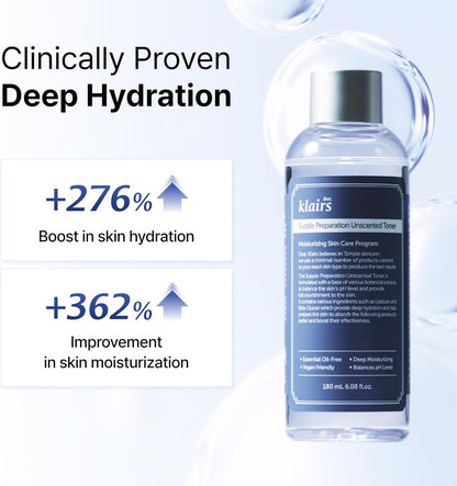 Supple Preparation Unscented Toner 180ml