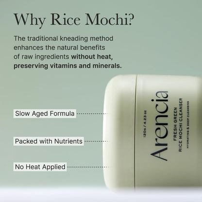 Fresh Green Rice Mochi Cleanser 120g