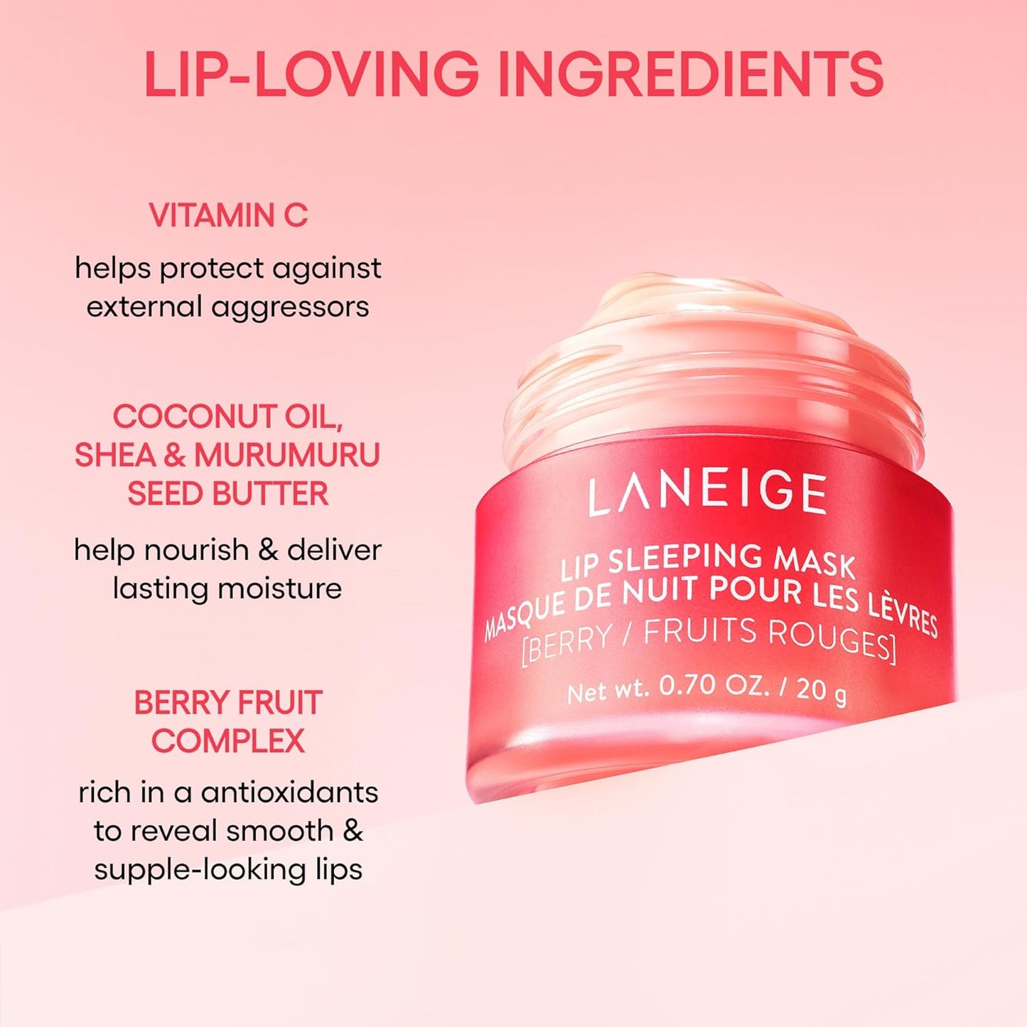 Lip Sleeping Mask EX [Berry] 20g