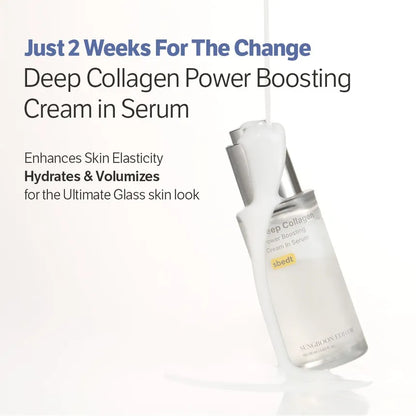 Deep Collagen Power Boosting Cream In Serum
