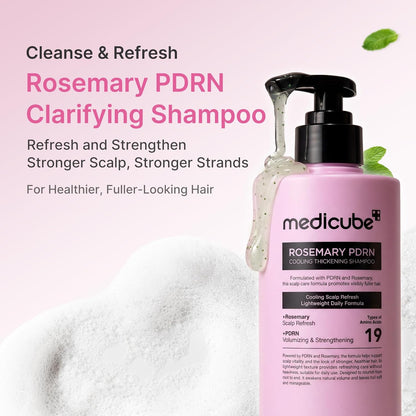 Rosemary PDRN Cooling Thickening Shampoo 400ml