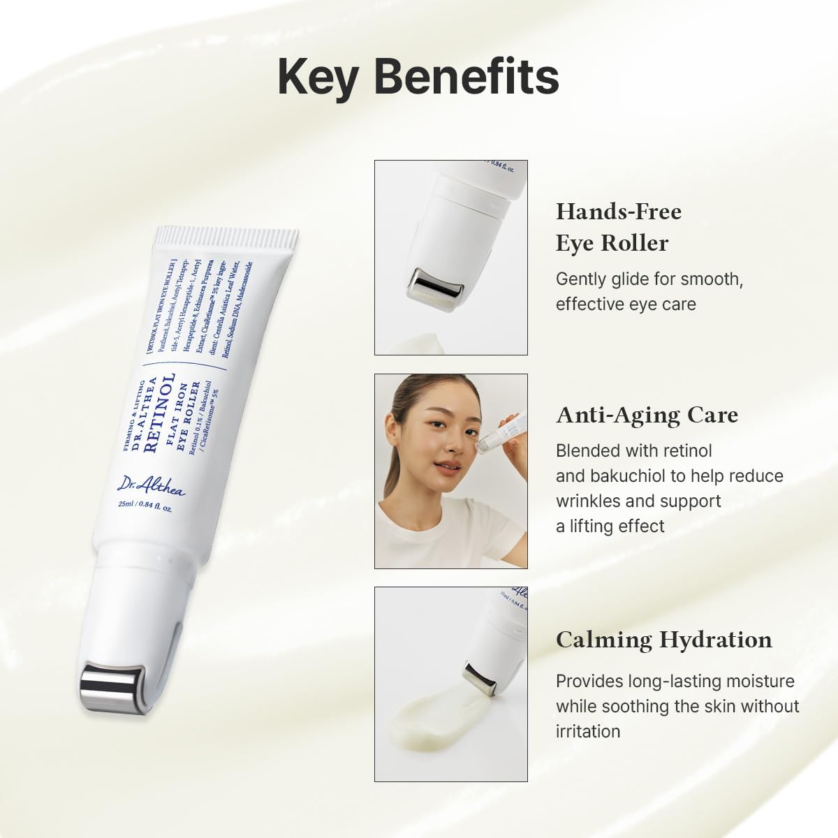Retinol Flat Iron Eye Roller 25ml