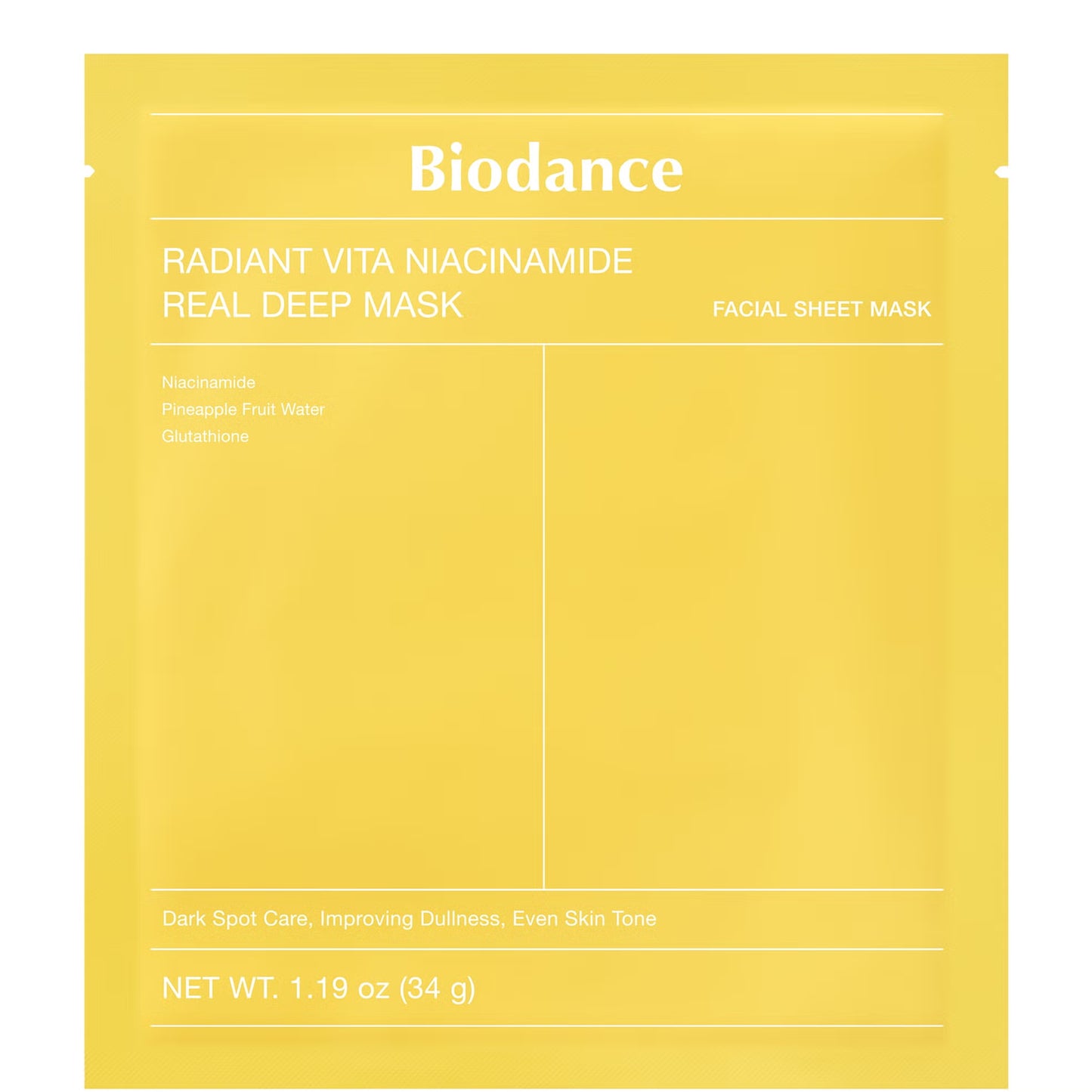 Radiant Vita Niacinamide Real Deep Mask